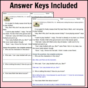 1st Grade Common Core Reading Assessments for Standards-Based Grading Thumbnail