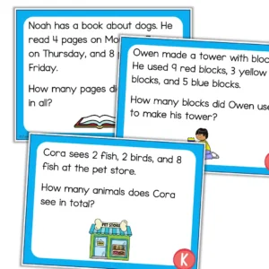 3 addend word problems 4