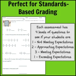 4th Grade Common Core Reading and Math Assessments for Standards-Based Grading Thumbnail