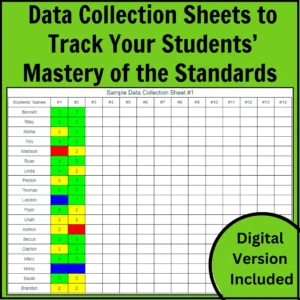 4th Grade Common Core Reading and Math Assessments for Standards-Based Grading Thumbnail