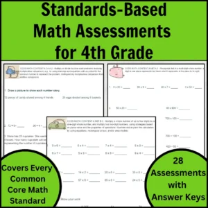4th Grade Standards-Based Math Assessments