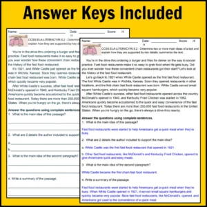 5th Grade Common Core Reading Assessments for Standards-Based Grading Thumbnail