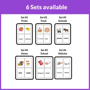 6 sets available