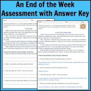 3rd Grade Ask and Answer Questions Thumbnail