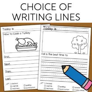 november writing prompts journal