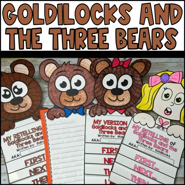Fractured Fairy Tales 2nd Grade Creative Writing Activities Goldilocks & 3 Bears