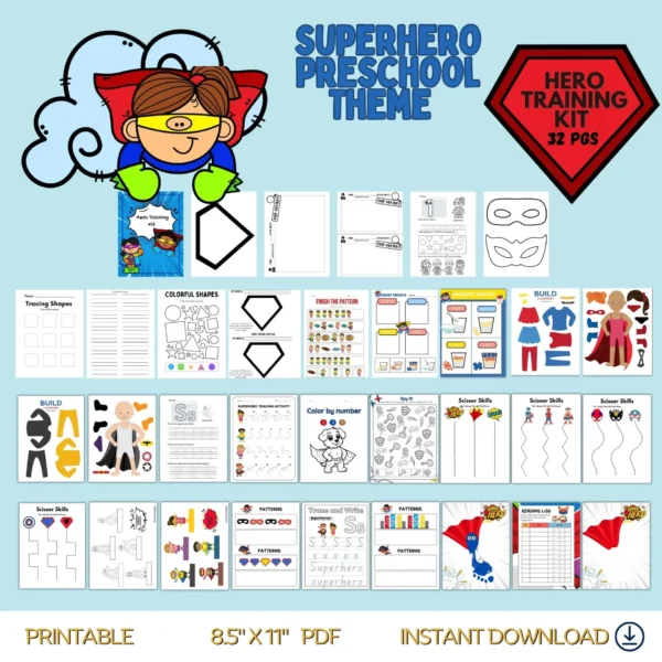 Superhero Preschool-Promo-Hero Training Kit