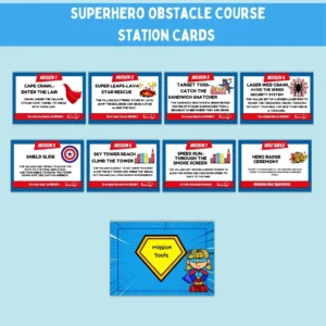Superhero Preschool-Promo-Obstacle Course