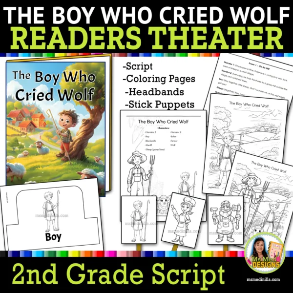 The-Boy-Who-Cried-Wolf-Readers-Theater Second-Grade