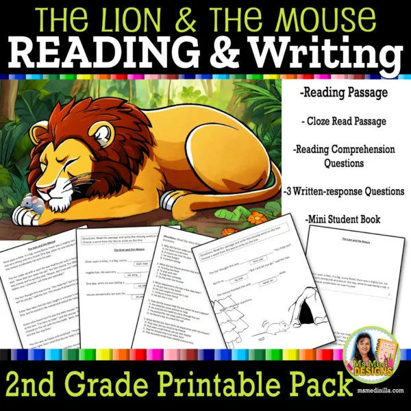 The-Lion-and-Mouse-Second-Grade 2