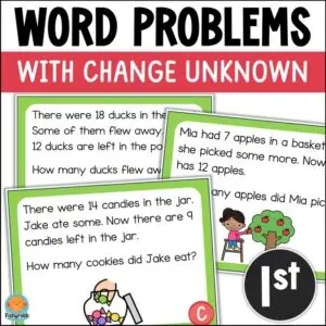 change unknown word problems