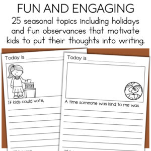 november writing prompts journal