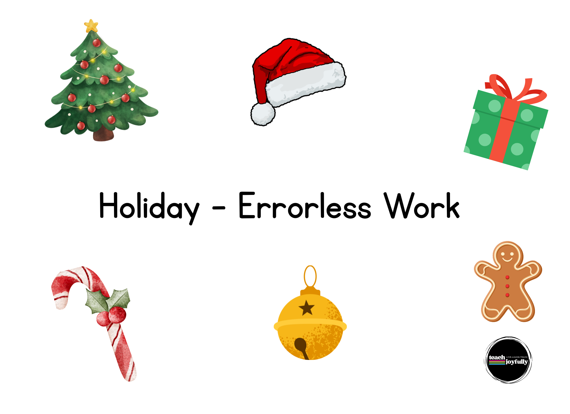 Holiday - Christmas Errorless Work Task for Special Education, Early ...