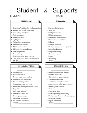 Executive Functioning Profile and Boosters (2)