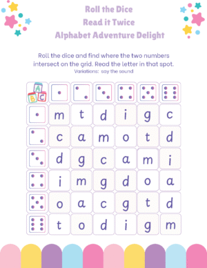 Letter RegSound and Decodable Dice Board Game Letters images_Page_01