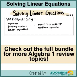 Linear Equations Thumbnail #1