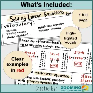 Linear Equations Thumbnail #2