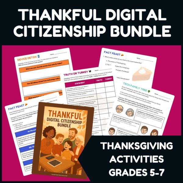 Thankful Digital Citizenship Bundle
