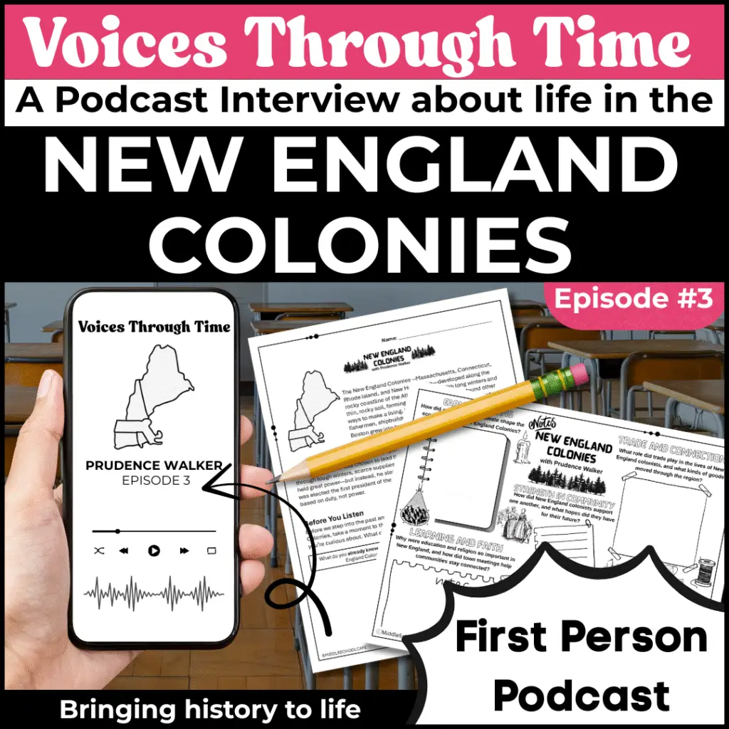 New England Colonies Podcast Cover