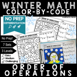 WINTER ORDER OF OPERATIONS