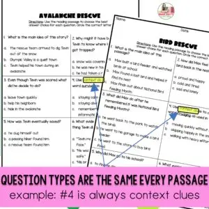 Winter Reading Comprehension Thumbnail