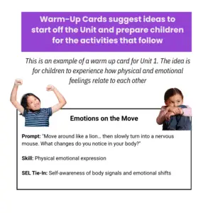 warm up cards