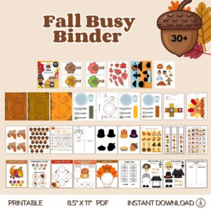 Fall Themed Binder Bundle