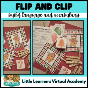 Gingerbread Flip and Clip 1