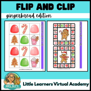 Gingerbread Flip and Clip 4