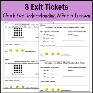 2nd Grade Addition Within 100 Assessments Thumbnail 2
