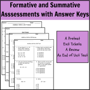 2nd Grade Addition Within 100 Guided Math Thumbnail 3