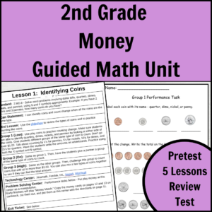 2nd Grade Money Guided Math Unit