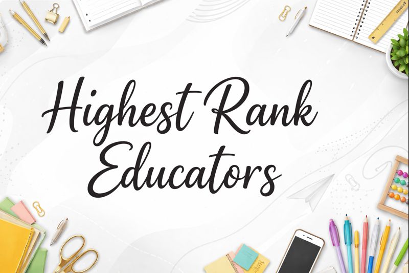 Highest Rank Educators
