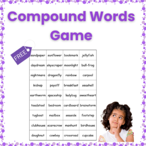 Compound Words Game-purple cover