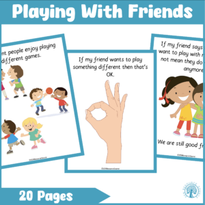 playing with friends