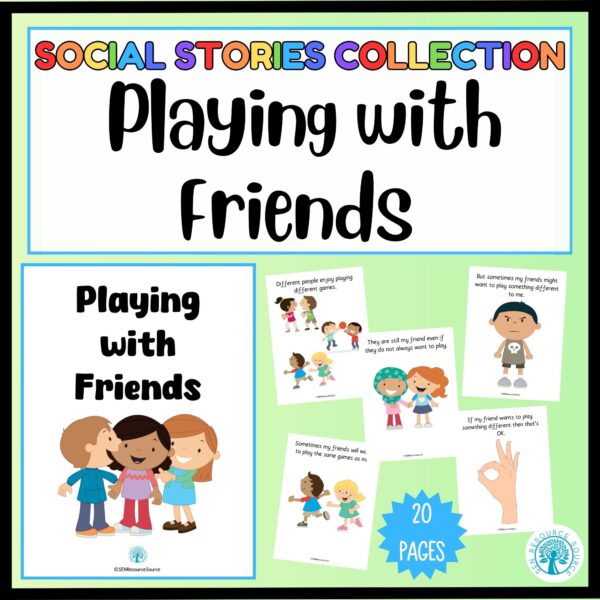 playing with friends