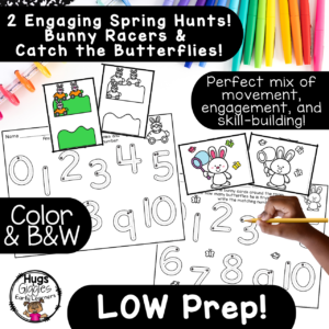 2-Bunny Counting Scavenger Hunt 0–10 Spring Math Center Rabbit Count & Find preview