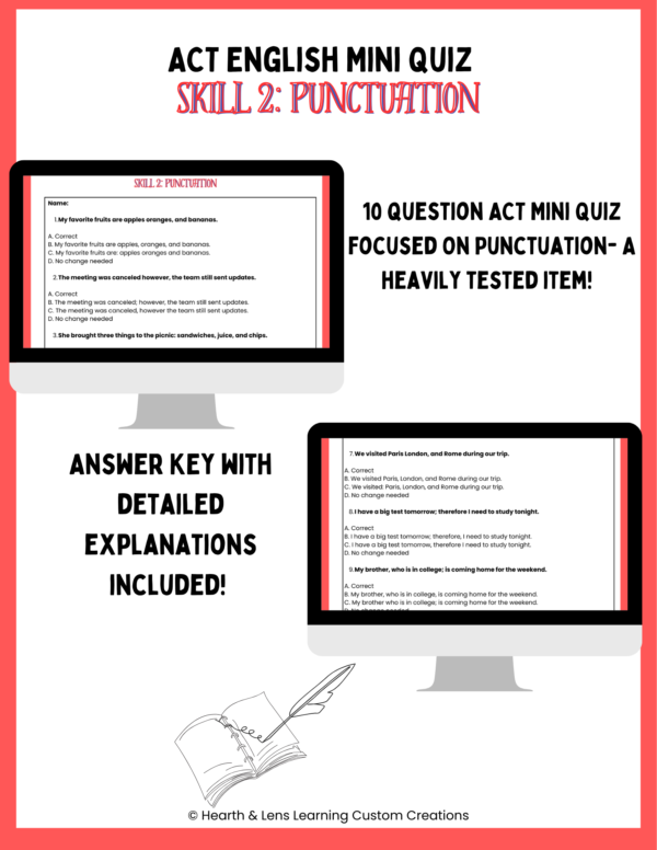 ACT Mini Quiz Skill 2
