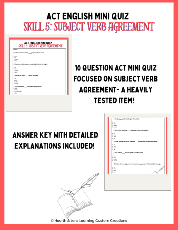 ACT Mini Quiz Skill 5