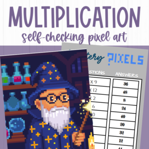 Multiplication Pixel Art TS Cover