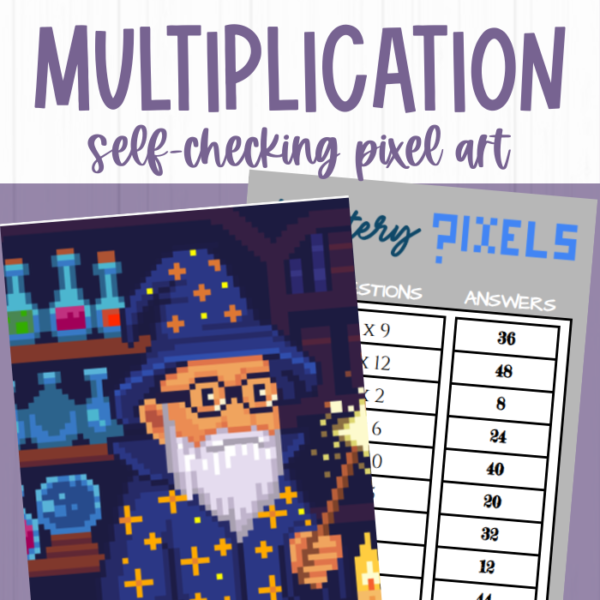 Multiplication Pixel Art TS Cover