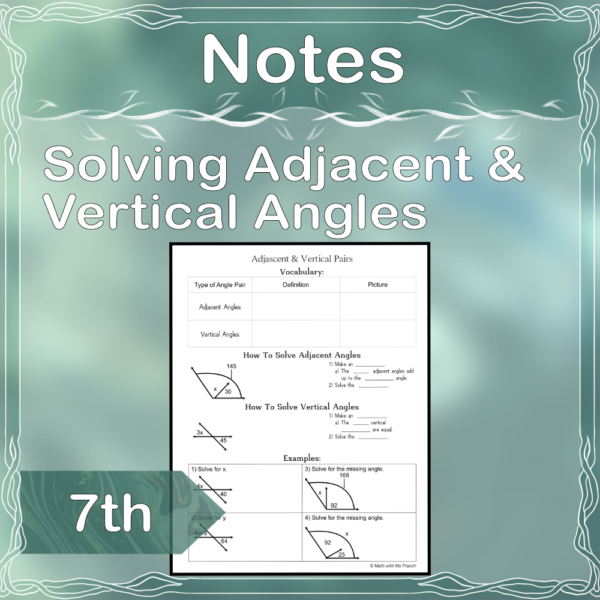 Preview Notes Angles Pairs Equations Part 1_1