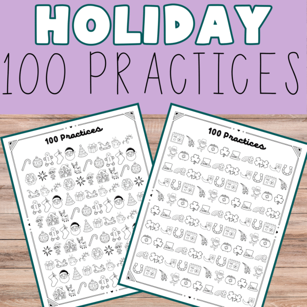 TPT Cover Photo 100 Holiday