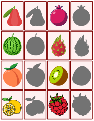 Match the Fruit Shadows