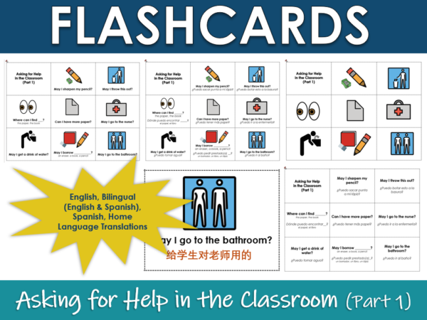 Asking for Help in the Classroom - Part 1 Flashcards
