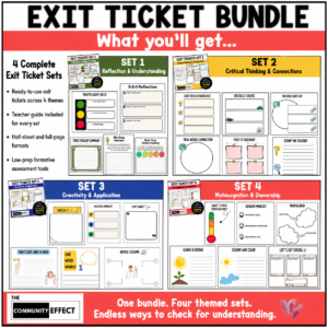 Exit Ticket Bundle whay youll get
