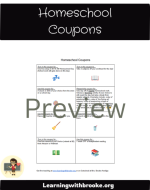 Coupons preview