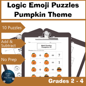 Puzzles Preview & Thumbnail Add and Subtact Pumpkin_1