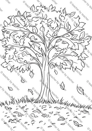 Fall coloring pages preview 4 showing cozy knit sweater and warm mug of cocoa
